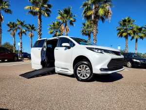 Wheelchair accessible van with side entry for sale at Mobility Florida