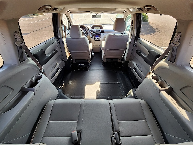 Honda Odyssey Conversion Van Interior View at Mobility Florida